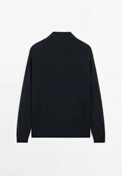 Massimo Dutti CASHMERE LONG SLEEVE POLO COLLAR - Long Sleeved Top - Dark Blue 21 Massimo Dutti CASHMERE LONG SLEEVE POLO COLLAR - Long Sleeved Top - Dark Blue -Massimo Dutti Shop 06da7afc01b04359bbbf8f4146a2f194