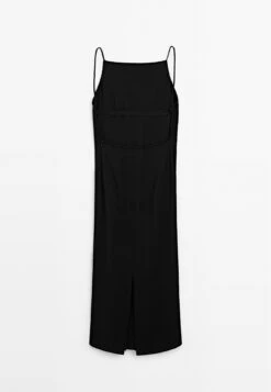 Massimo Dutti STRAPPY LONG WITH RHINESTONE DETAIL - Cocktail Dress / Party Dress - Black -Massimo Dutti Shop 07018822c1fb481691c96bb4207db8de