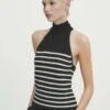 Massimo Dutti Striped Halter Neck - Top -Massimo Dutti Shop 072a7adba00d4a4da64fcdc43857a2ba