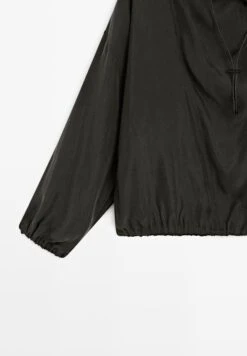 Massimo Dutti GARMENT WITH DRAWSTRING DETAIL - Blouse - Grey 21 Massimo Dutti GARMENT WITH DRAWSTRING DETAIL - Blouse - Grey -Massimo Dutti Shop 0737607e2c1d4342aea785e8507eee54