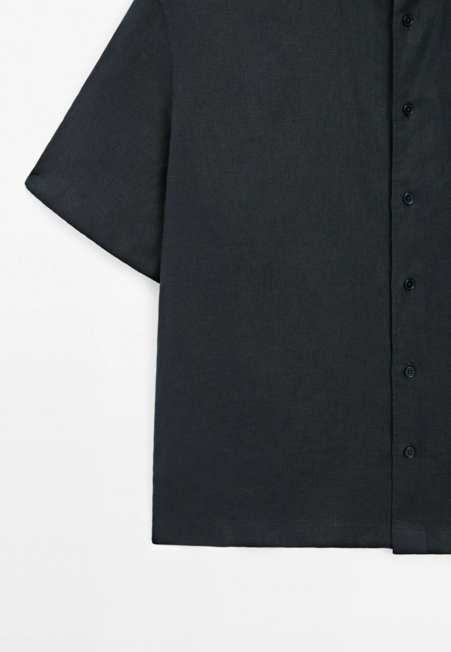 Massimo Dutti REGULAR FIT SHORT SLEEVE - Shirt - Dark Blue 12 Massimo Dutti REGULAR FIT SHORT SLEEVE - Shirt - Dark Blue - Image 10