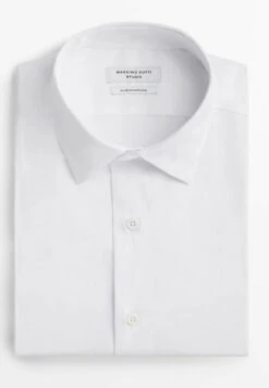 Massimo Dutti Studio Stretchy - Formal Shirt - White -Massimo Dutti Shop 0790df7ed82c470391dfe4137284d2f6