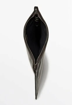 Massimo Dutti WITH KNOT - Wash Bag - Dark Brown -Massimo Dutti Shop 07d7761405914501804d284b21945d01