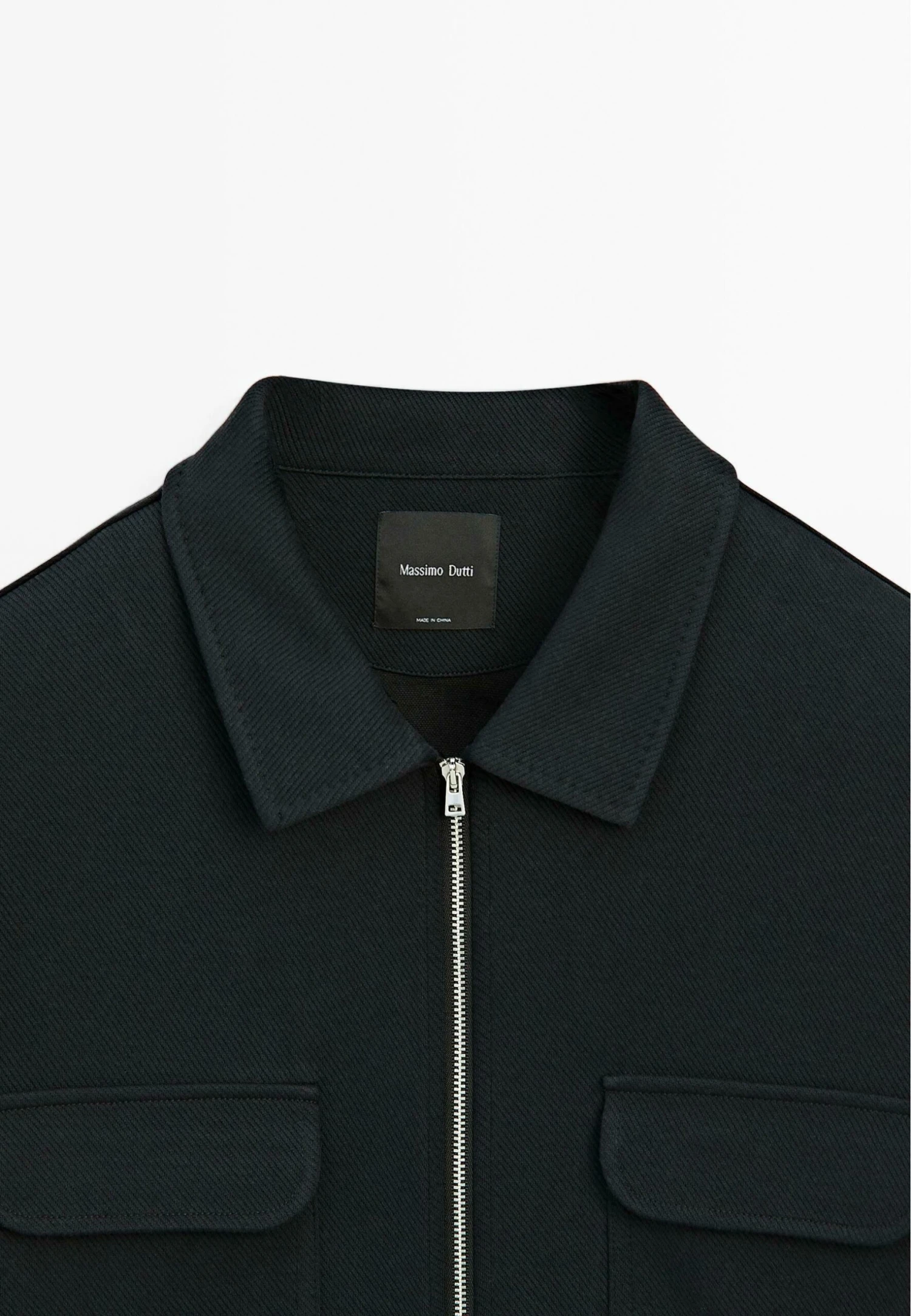 Massimo Dutti BLEND WITH POCKETS - Summer Jacket - Dark Blue 10 Massimo Dutti BLEND WITH POCKETS - Summer Jacket - Dark Blue - Image 8