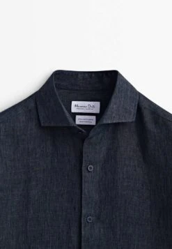 Massimo Dutti Faded - Shirt - Blue -Massimo Dutti Shop 0829c0ffcc4f42f89234dba955b6f711