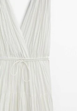 Massimo Dutti Pleated With Drawstring - Maxi Dress -Massimo Dutti Shop 083f89595cac4445b1232a4b0ba70f9e