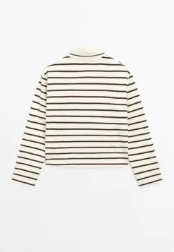 Massimo Dutti LONG SLEEVED STRIPED - Polo Shirt - Beige 16 Massimo Dutti LONG SLEEVED STRIPED - Polo Shirt - Beige -Massimo Dutti Shop 085d7ba21ee7477184182e415a383a9d