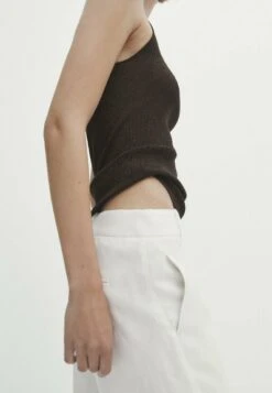 Massimo Dutti Strappy Shiny - Top - Brown 16 Massimo Dutti Strappy Shiny - Top - Brown -Massimo Dutti Shop 08bff980a34647a58896d1aa38a5baa5