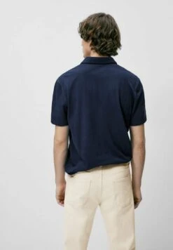 Massimo Dutti Polo Shirt - Blue -Massimo Dutti Shop 08c1f9f55dc6447a9c1c166794d1a9f7