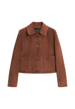 Massimo Dutti CROPPED WITH BUTTONS - Leather Jacket - Mottled Brown 15 Massimo Dutti CROPPED WITH BUTTONS - Leather Jacket - Mottled Brown -Massimo Dutti Shop 08d61ec208ea4f2c9f8acd64170dd812