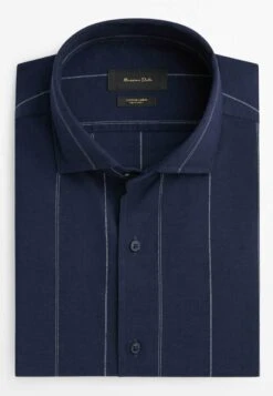 Massimo Dutti Regular Fit Wide Striped - Shirt - Dark Blue 20 Massimo Dutti Regular Fit Wide Striped - Shirt - Dark Blue -Massimo Dutti Shop 08dc2002f4fc4fb98f746635c692eeaa