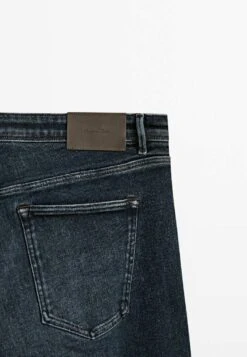 Massimo Dutti Regular-Fit Dirty Wash- Straight Leg Jeans - Blue -Massimo Dutti Shop 08e81ec4d5d0488bb074555f7b19195d