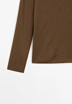 Massimo Dutti BOAT NECK LONG SLEEVE - Jumper - Dark Brown 21 Massimo Dutti BOAT NECK LONG SLEEVE - Jumper - Dark Brown -Massimo Dutti Shop 08ed40beb8d244f38c34cc0920e2cbcb