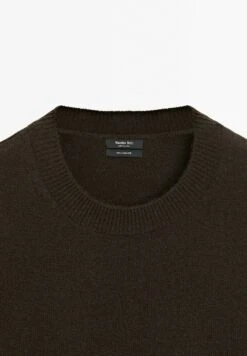 Massimo Dutti OVERSIZE SHORT SLEEVE WITH CREW NECK - Jumper - Mottled Dark Brown 16 Massimo Dutti OVERSIZE SHORT SLEEVE WITH CREW NECK - Jumper - Mottled Dark Brown -Massimo Dutti Shop 0917d9acf96e4cf2ace6786bec665cfe