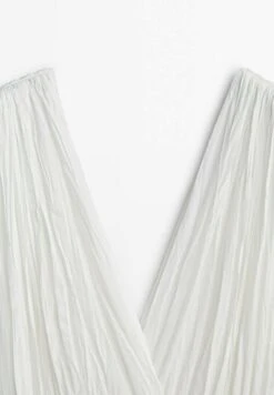 Massimo Dutti Pleated With Drawstring - Maxi Dress -Massimo Dutti Shop 097b4464689243a7b1691907fa5c3711