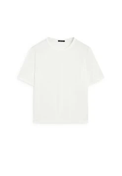 Massimo Dutti BOXY FIT SHORT SLEEVE - Basic T-shirt - White -Massimo Dutti Shop 097eb043cdb3450389ee9abdc7af0f27 1