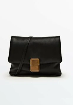 Massimo Dutti Padded- Across Body Bag - Black -Massimo Dutti Shop 09ba656496444bdf8f7ed1c6fd1ea58b