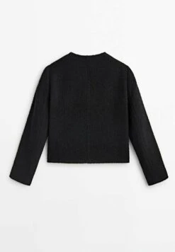 Massimo Dutti Textured Cropped With Four Pockets - Summer Jacket - Black 17 Massimo Dutti Textured Cropped With Four Pockets - Summer Jacket - Black -Massimo Dutti Shop 09eed372a5ab4c78996be544b0b7f51f