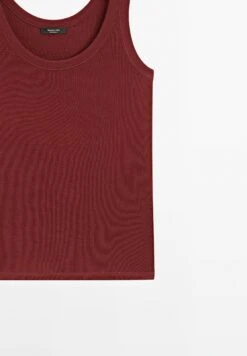 Massimo Dutti STRAPPY ROUND NECK - Top - Red -Massimo Dutti Shop 0a1e7f66eba54827bd3176b0681829a4