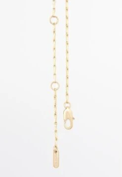 Massimo Dutti WITH TRANSLUCENT STONE - Necklace - Gold-coloured -Massimo Dutti Shop 0a2dbac82e5046ab9a2a6af2a3d320b5