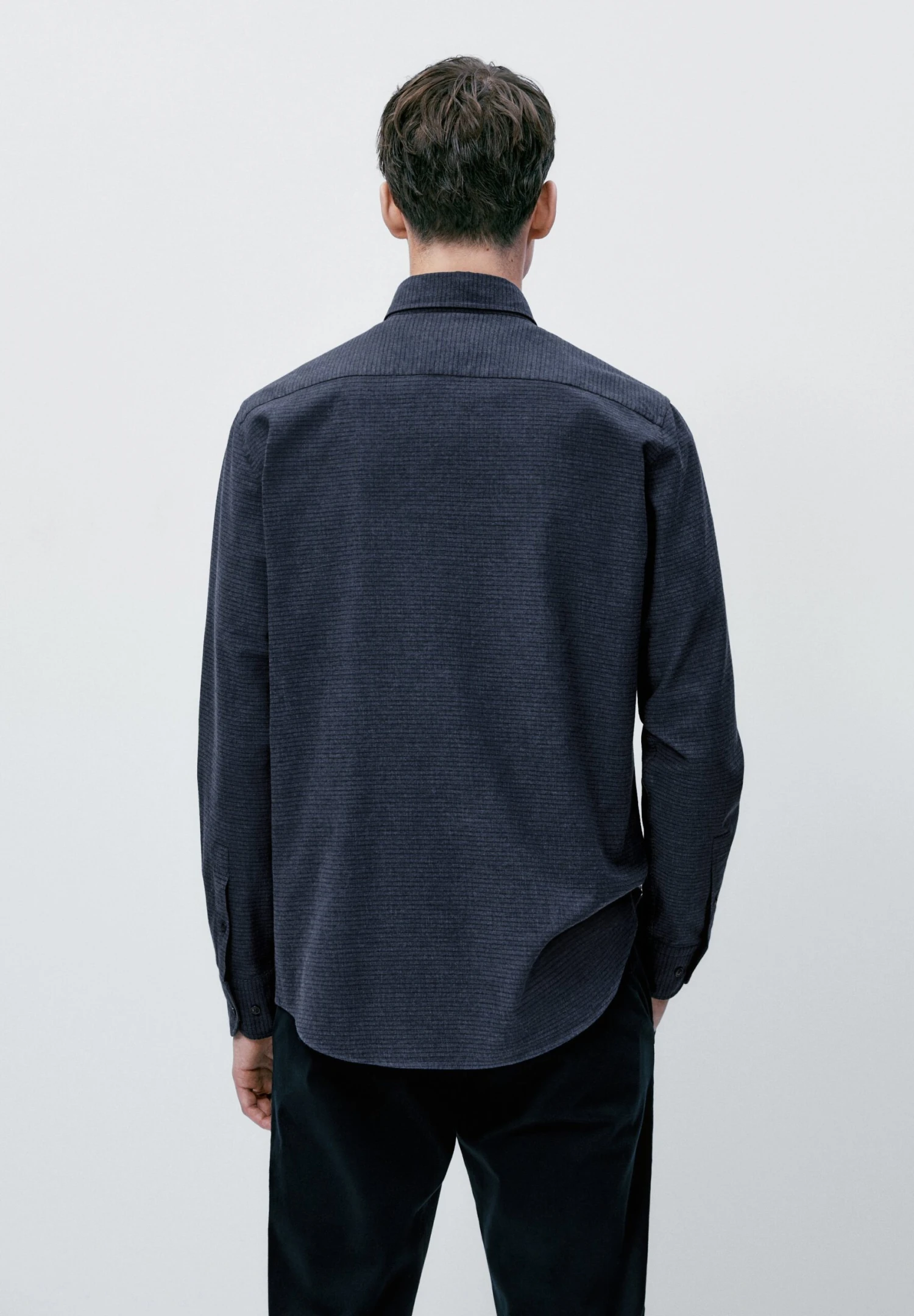 Massimo Dutti Regular Fit Check - Shirt - Blue 5 Massimo Dutti Regular Fit Check - Shirt - Blue - Image 3