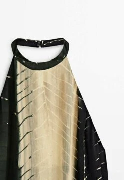 Massimo Dutti Traces Printed - Maxi Dress - Green 22 Massimo Dutti Traces Printed - Maxi Dress - Green -Massimo Dutti Shop 0a3c7047c9f54f6d9edd3d025ea79a23