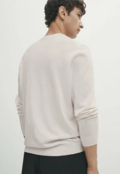 Massimo Dutti Crew Neck - Jumper - Beige -Massimo Dutti Shop 0a5a394a0e5f4ce2989c24200cf4ff8b