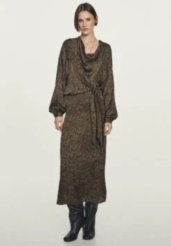 Massimo Dutti Day Dress - Brown