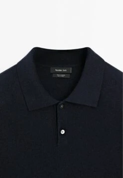 Massimo Dutti CASHMERE LONG SLEEVE POLO COLLAR - Long Sleeved Top - Dark Blue 23 Massimo Dutti CASHMERE LONG SLEEVE POLO COLLAR - Long Sleeved Top - Dark Blue -Massimo Dutti Shop 0a770462620d49449880257803dd2de1