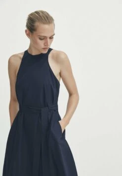 Massimo Dutti Midi With Belt - Day Dress - Dark Blue -Massimo Dutti Shop 0ab038cc42f347eba8f71616610c78b6