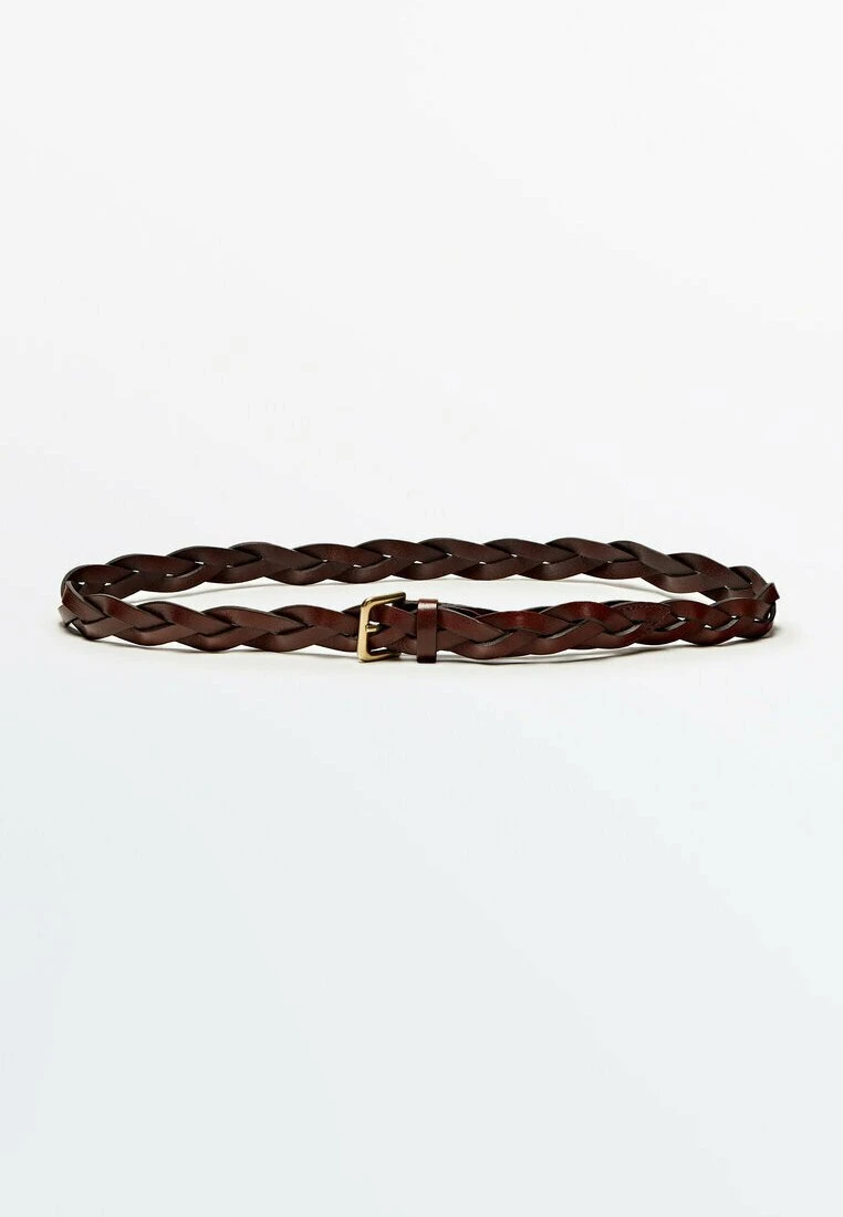 Massimo Dutti Braided Belt - Brown 6 Massimo Dutti Braided Belt - Brown - Image 4