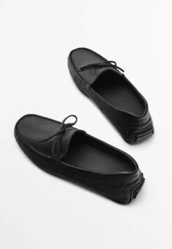 Massimo Dutti Loafers- Moccasins - Black -Massimo Dutti Shop 0ae1de3474644c71893b40a8e2789505