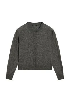 Massimo Dutti BUTTONED WITH CREW NECK - Cardigan - Mottled Dark Brown -Massimo Dutti Shop 0b02cc42a1974d19bd53e35e12671e7f 1