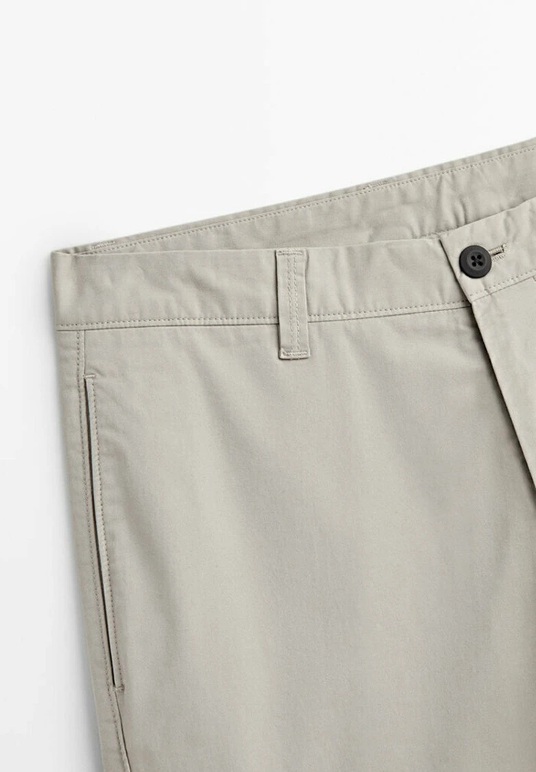 Massimo Dutti Tapered Fit Blend - Chinos - Light Grey 10 Massimo Dutti Tapered Fit Blend - Chinos - Light Grey - Image 8