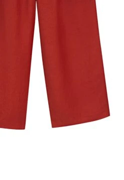 Massimo Dutti FLOWING WITH DARTS - Trousers - Red -Massimo Dutti Shop 0b17a142dd06430e8e3e6ad4bd6237e3
