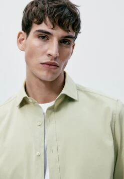 Massimo Dutti Slim Fit - Shirt - Khaki 15 Massimo Dutti Slim Fit - Shirt - Khaki -Massimo Dutti Shop 0b29198405394728af822f623854175a
