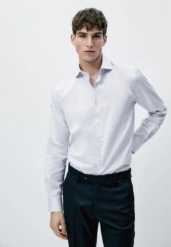 Massimo Dutti Regular Fit - Formal Shirt - Light Blue