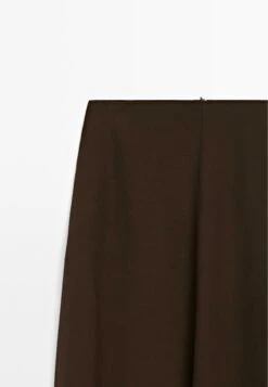 Massimo Dutti FLOWING FLARED - Maxi Skirt - Mottled Dark Brown -Massimo Dutti Shop 0b90331e9c024c3283832d1120ae3535
