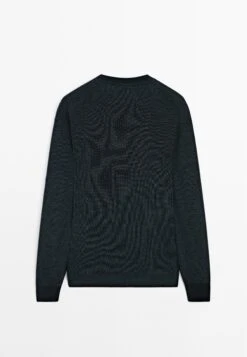 Massimo Dutti DENIM-EFFECT CREW NECK - Jumper - Dark Blue -Massimo Dutti Shop 0b93dbd0f2754bdaa506d1024eca4b34