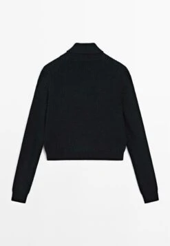 Massimo Dutti ZIP-UP HIGH COLLAR - Cardigan - Dark Blue 18 Massimo Dutti ZIP-UP HIGH COLLAR - Cardigan - Dark Blue -Massimo Dutti Shop 0c1ab781cb464804ac05897cbf0588cc