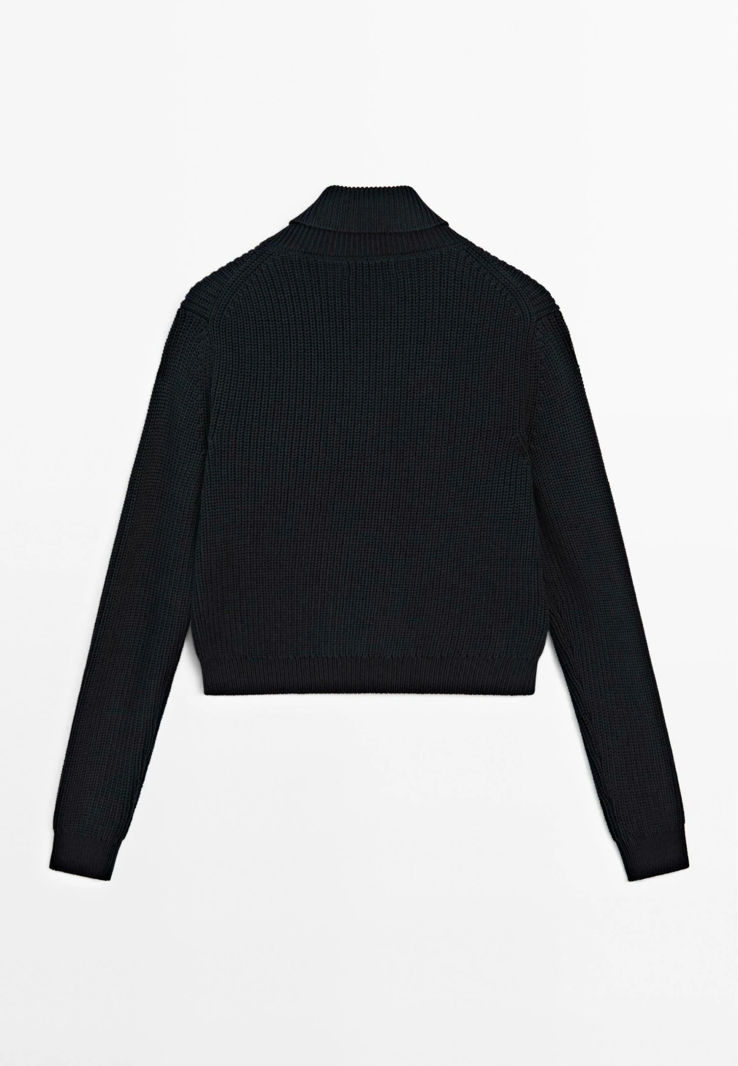 Massimo Dutti ZIP-UP HIGH COLLAR - Cardigan - Dark Blue 9 Massimo Dutti ZIP-UP HIGH COLLAR - Cardigan - Dark Blue - Image 7