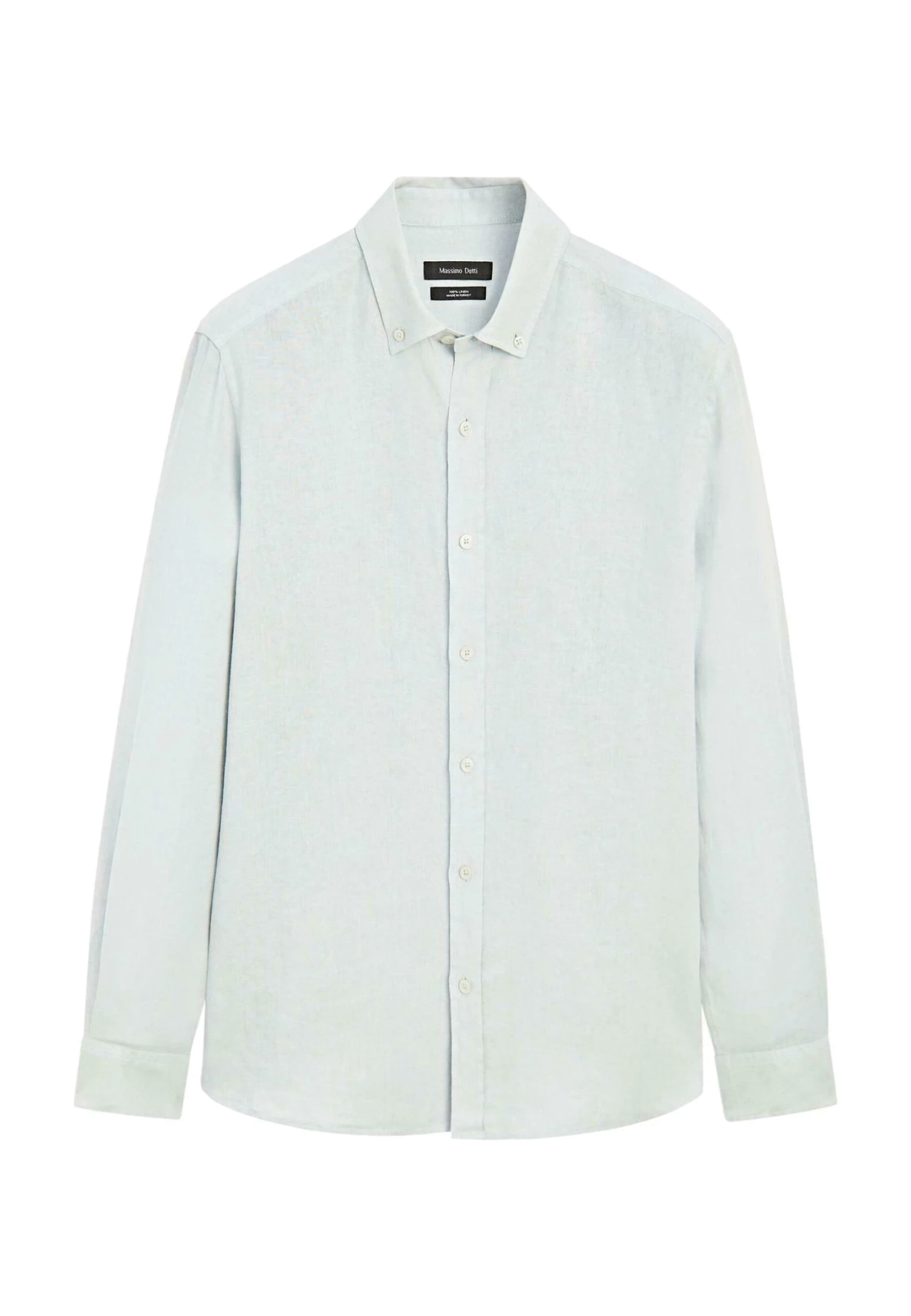 Massimo Dutti REGULAR FIT SEMI-SHEER - Shirt - LIGHT BLUE 7 Massimo Dutti REGULAR FIT SEMI-SHEER - Shirt - LIGHT BLUE - Image 5