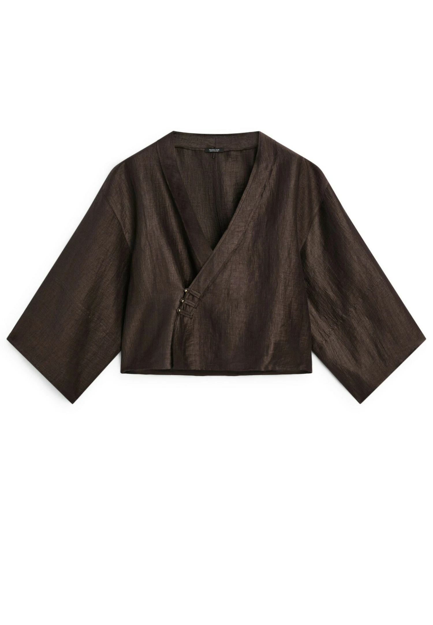 Massimo Dutti CROSSOVER KIMONO - Summer Jacket - Dark Purple 7 Massimo Dutti CROSSOVER KIMONO - Summer Jacket - Dark Purple - Image 5