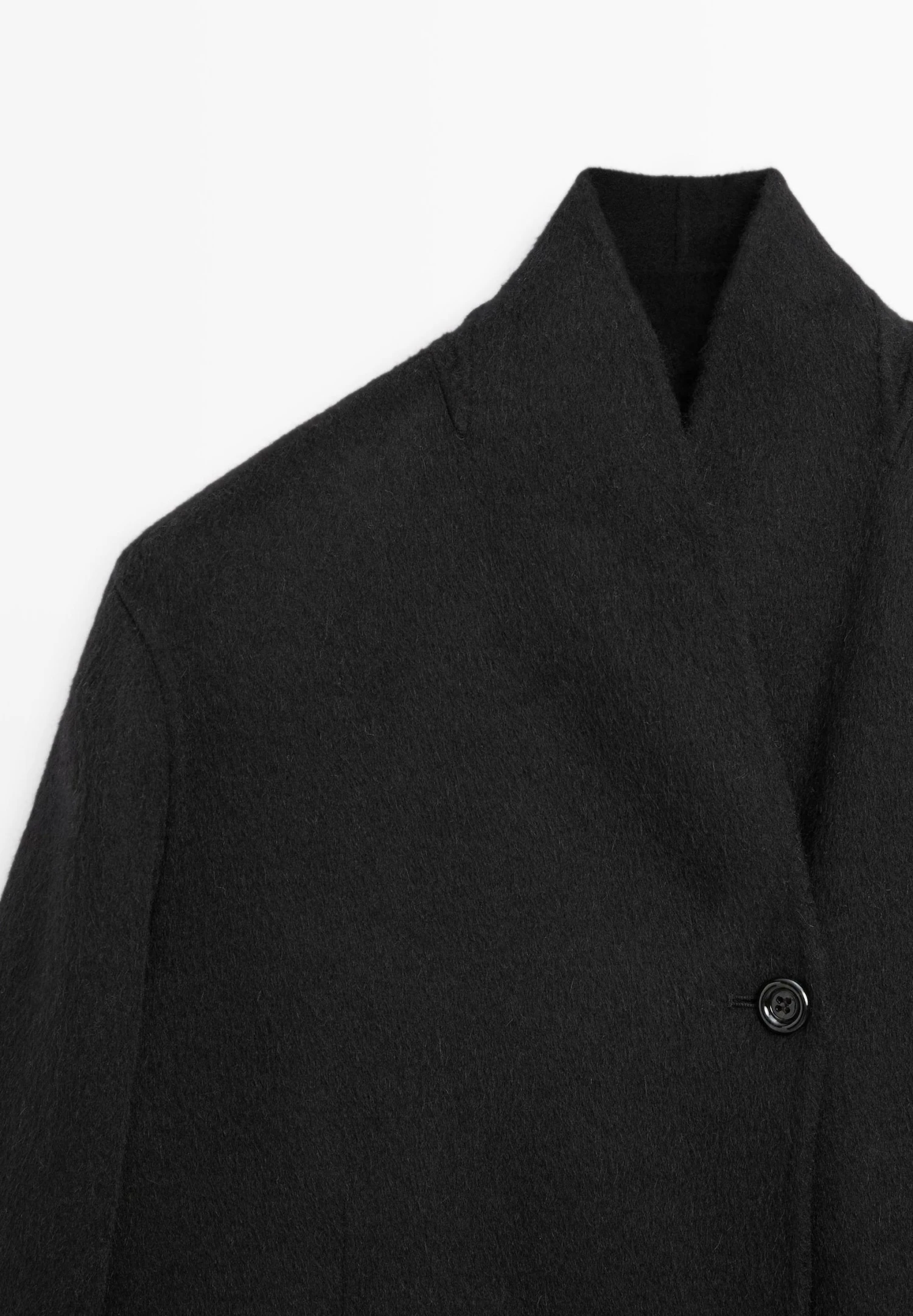 Massimo Dutti ONE-NECK - Classic Coat - Black 12 Massimo Dutti ONE-NECK - Classic Coat - Black - Image 10