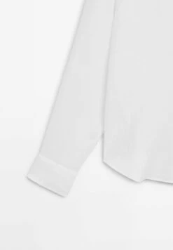 Massimo Dutti OPEN COLLAR LONG SLEEVE - Button-down Blouse - White -Massimo Dutti Shop 0ccfb967a77b49a7869fbb63856f206d