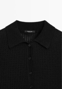 Massimo Dutti POLO COLLAR WITH SHORT SLEEVES - Polo Shirt - Black 18 Massimo Dutti POLO COLLAR WITH SHORT SLEEVES - Polo Shirt - Black -Massimo Dutti Shop 0cd586cd3dd84120a6f7b549c6c81852
