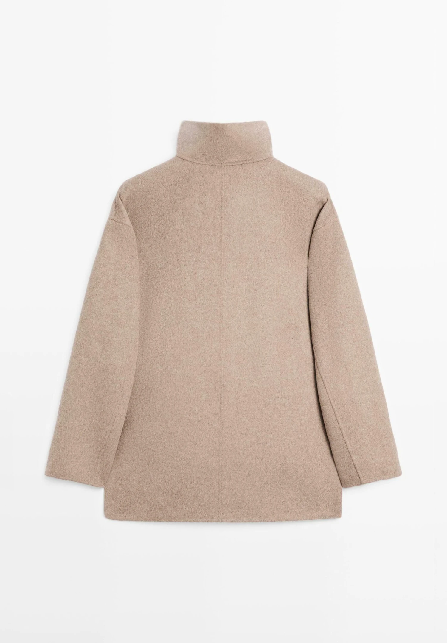 Massimo Dutti HIGH NECK - Short Coat - Camel 9 Massimo Dutti HIGH NECK - Short Coat - Camel - Image 7