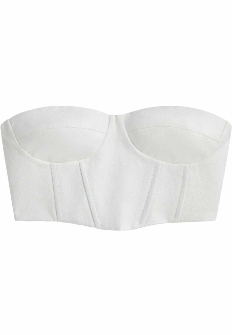 Massimo Dutti Studio Bustier- Top - White 5 Massimo Dutti Studio Bustier- Top - White - Image 3
