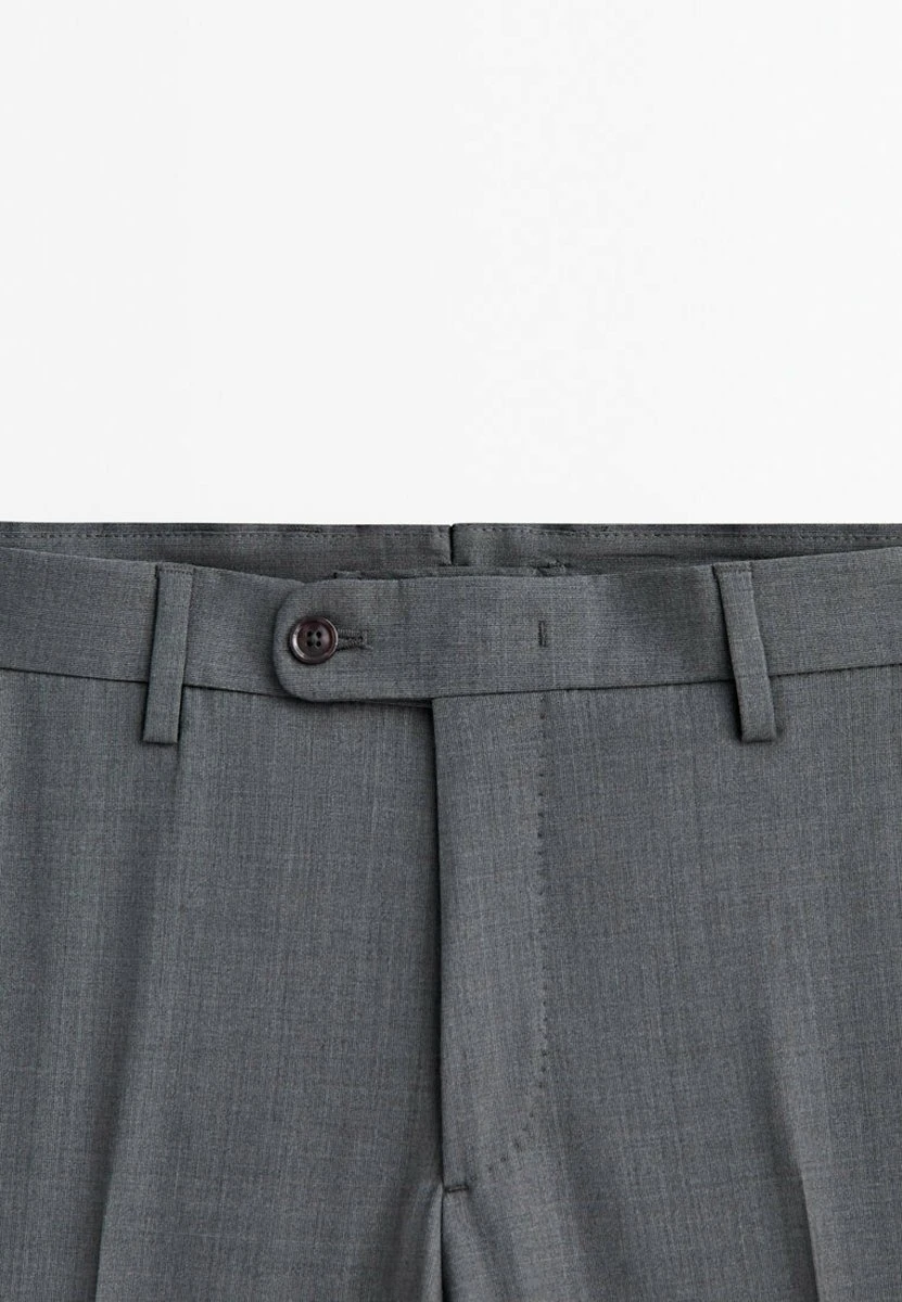 Massimo Dutti Fil-À-Fil - Chinos - Grey 10 Massimo Dutti Fil-À-Fil - Chinos - Grey - Image 8