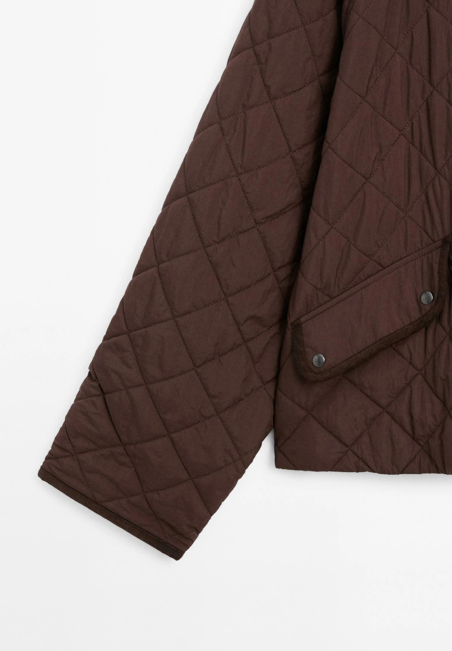 Massimo Dutti SHORT LIGHTWEIGHT WITH CORDUROY DETAIL - Light Jacket - Bordeaux 10 Massimo Dutti SHORT LIGHTWEIGHT WITH CORDUROY DETAIL - Light Jacket - Bordeaux - Image 8